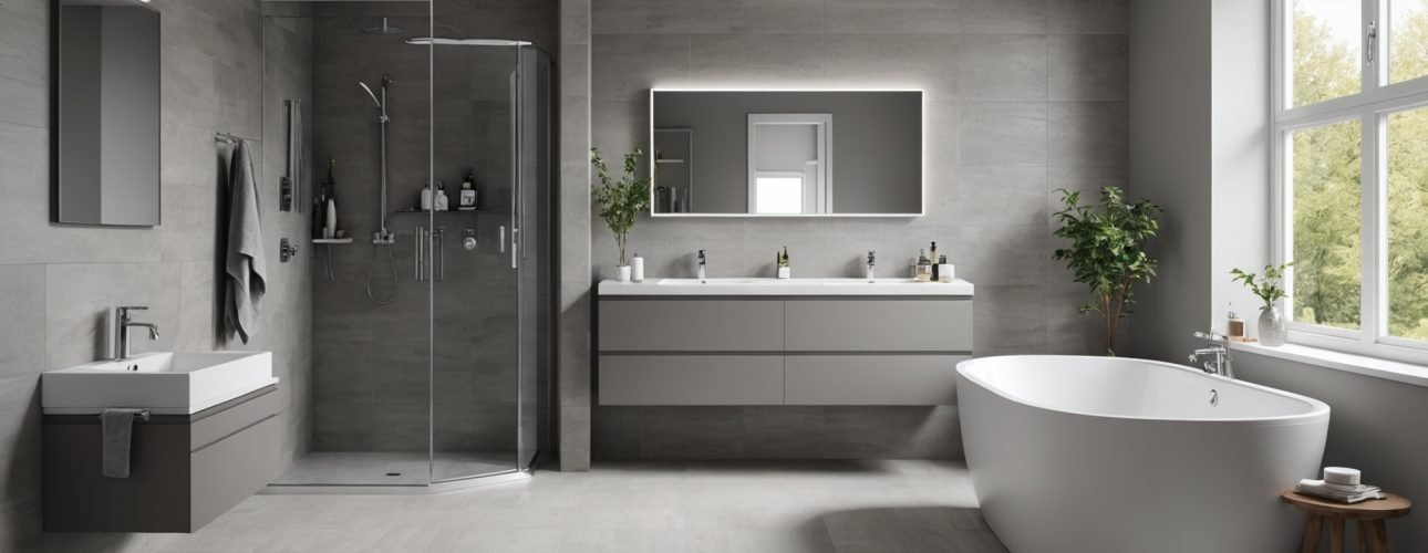 minimalist bathroom suites for a clean modern look