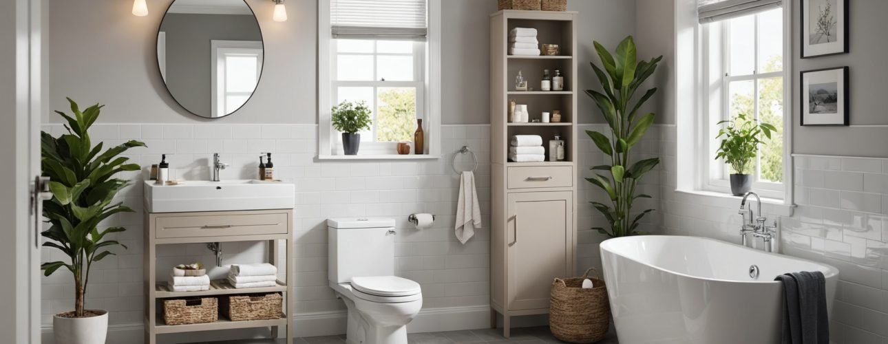small bathroom suite ideas to maximise space